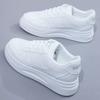 Little white shoes 2025 season popular street shot versatile fashion casual board shoes Korean version of Internet celebrity women's thick-soled muffi