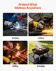 Welding Blanket, 1829mm x 2438mm Silicone Coated Fiberglass Welding Blanket, 1800°F Heat Resistant Safety Protection Blankets, Flame Retardant
