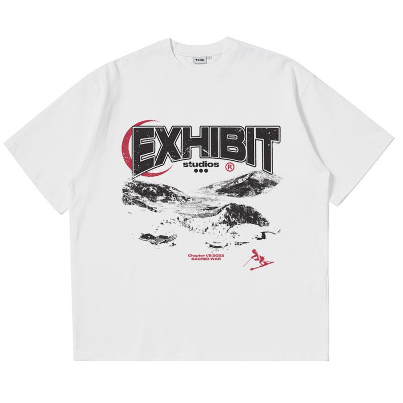 

Unisexs TShirts Oversized Cotton Summer Letter Streetwear Aesthetic Graphic Kpop Y2k Tops Short Sleeve Tee Korean Popular Clothes S