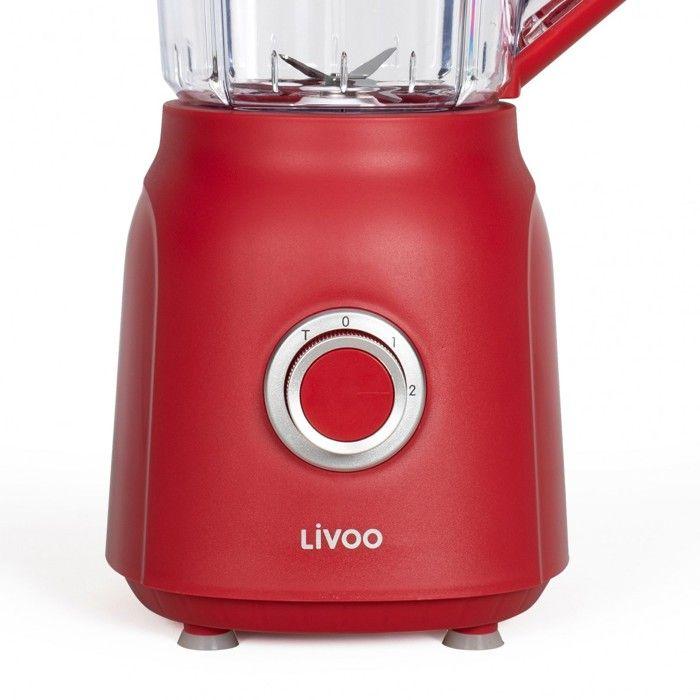 Blender - LIVOO - DOP242R - Rouge chili et tranparent