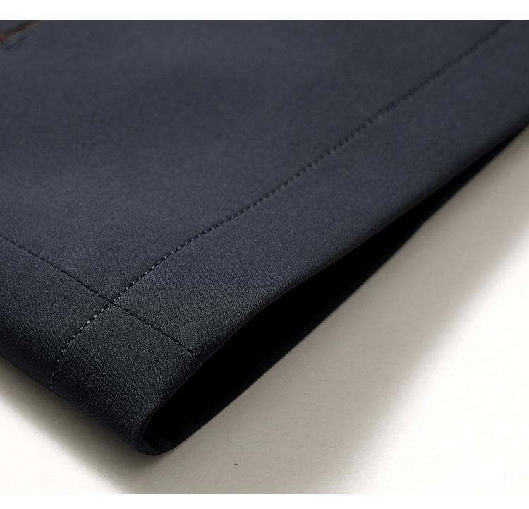 Men's Spring & Autumn 2025 Casual Lapel Jacket - Stylish Solid Color Fashion Coat for Middle-Aged and Young