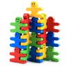 16pcs 3D Children Constructing Blocks Balance Villain Montessori Toys ideal for Early Learning Fine Motor Abilities Present