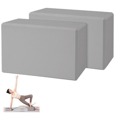 DPEAN Yoga Blocks Set of 2 Stretch Block 23x15cm Approx. 180g X 2 Green Firm High-Density EVA Lightweight