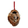 Christmas Animal Ornament Cartoon Forest Animal Hanging Decoration 2D Flat Acrylic Pendant