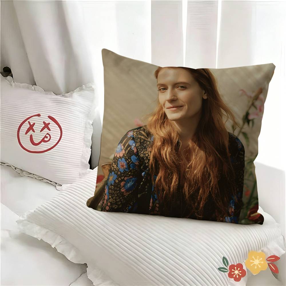 pc Band FFlorenceS And The MMachineS Pillow Case Fashion Square Pillowcase Bedroom Sofa Room Ins Decoration Leisure