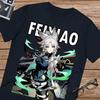 Anime Feixiao Honkai Star Rail T Shirt Size S 4xl Black Size S 4xl