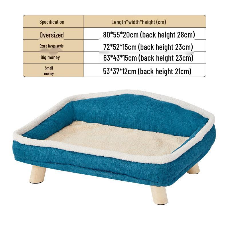 Four Seasons Washable Pet Bed: Cool Summer Mat for Small Dogs & Cats