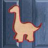 Child's Bedroom Dinosaur Wall Hanging Made of Safe Wood Perfect for Preschool and Home Decoration