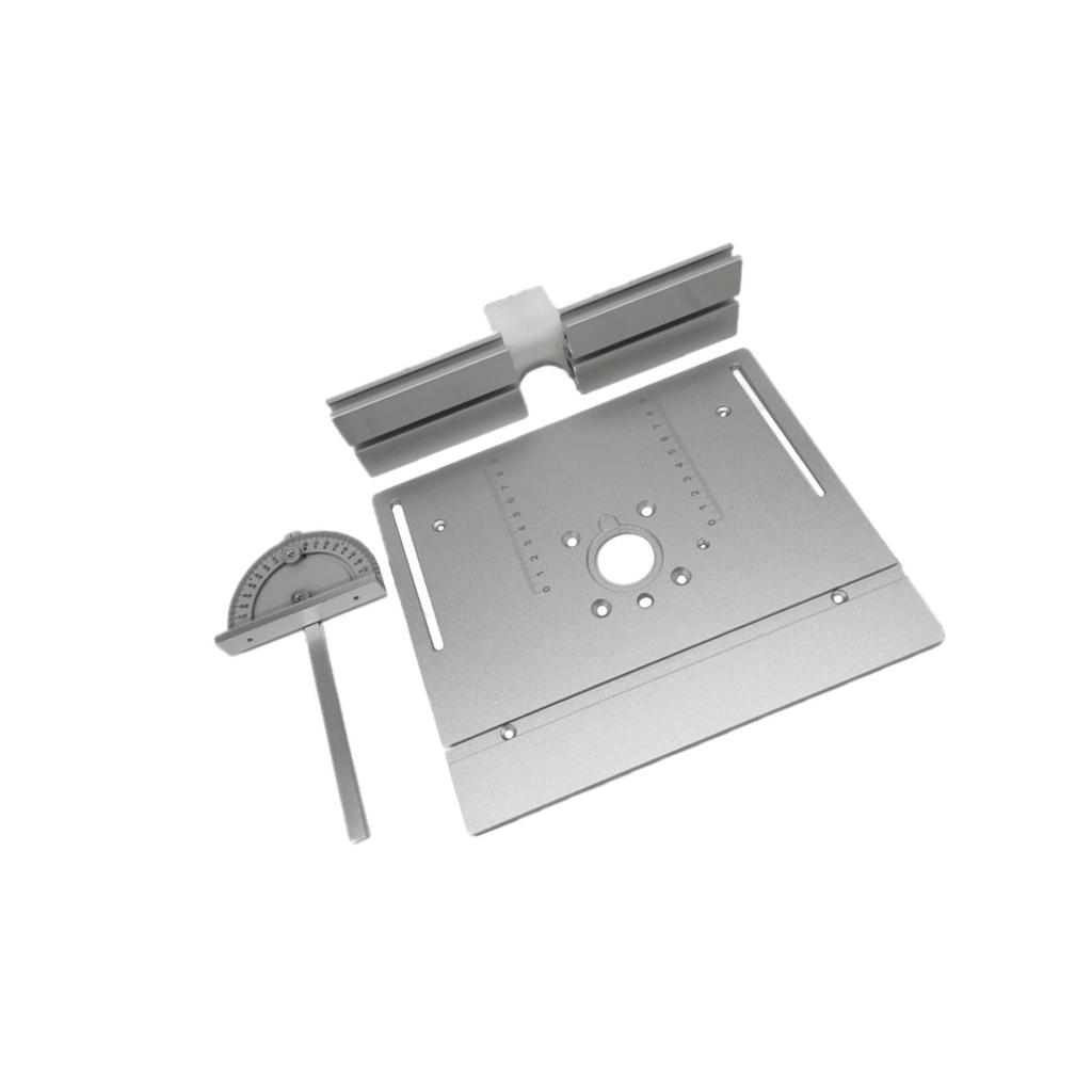Aluminium Router Table Insert Plate Woodworking Benches Trimmer Tool