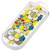 Skater Children's Lunch Box Trio Set Chopsticks Spoon Fork Kids Cutlery Antibacterial Treatment Easy To Open Sliding Type Made In Japan Minion 24 Boys