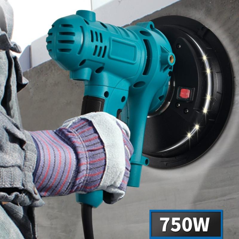 Ultra Light Portable Electric Wall Polishing Machine Self Suction Drywall Sander Short Handle Wall Handheld Sandpaper Machine