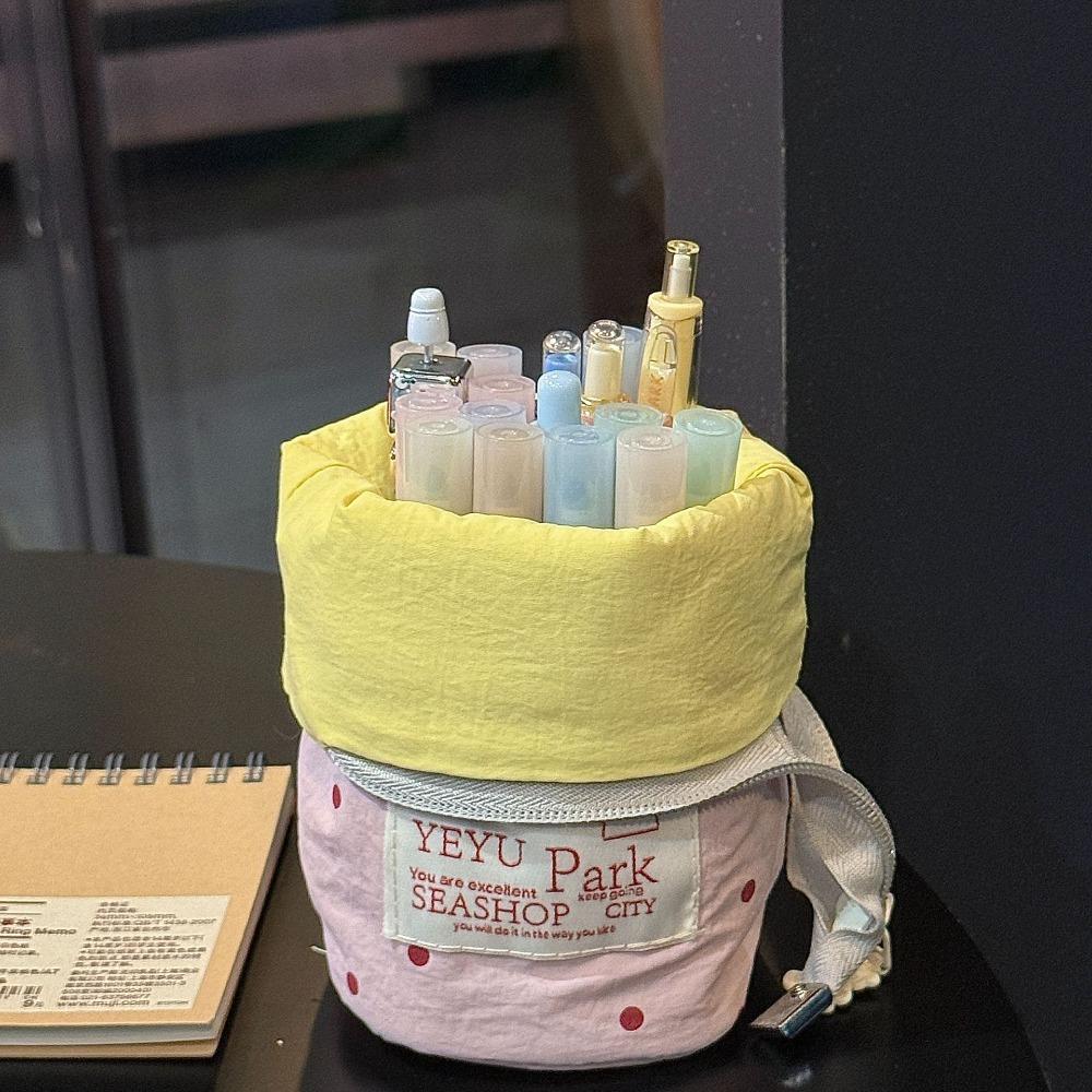 

Stra Polka Dot Pencil Case 2-in-1 Stationery Organizer Portable Stationery Bag Gift 03