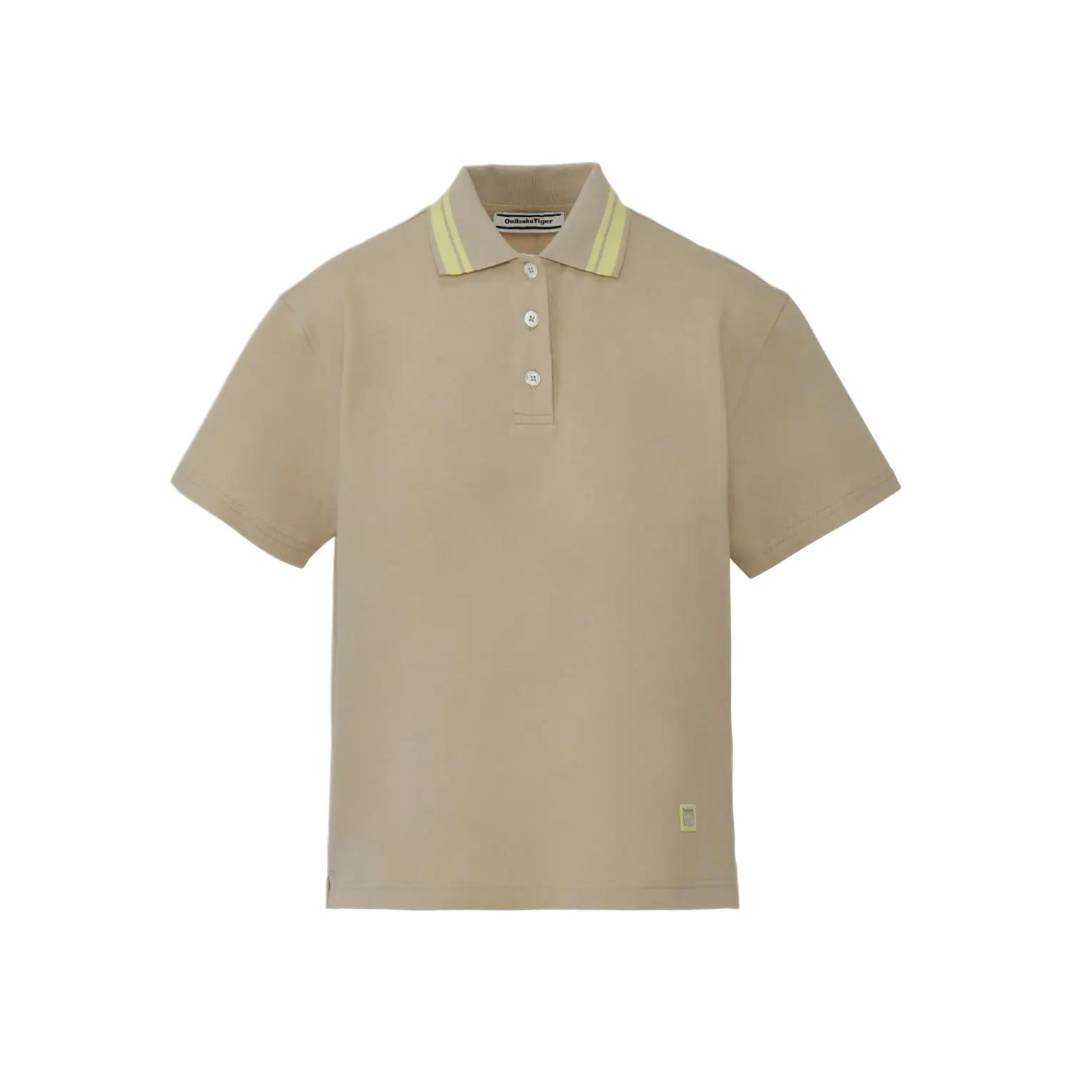 Onitsuka Tiger WS POLO SHIRT Polo Shirt Women s Light Beige 2182B774-020 L