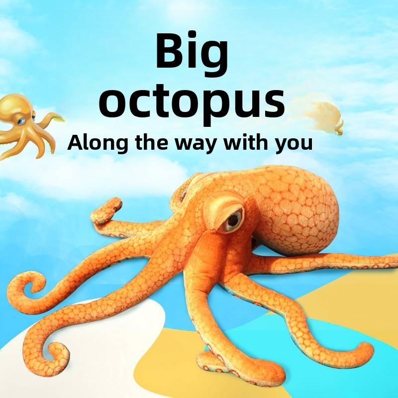 Octopus Plush Simulated Toy With Pp Cotton Suitable For Childrens Festival Gift