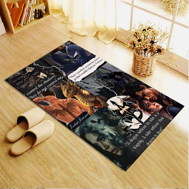 2025 New Fourth Wing Cool Carpet Rug for Living Room Bedroom Home Sofa Decoration,Kids play Non-slip Floor Mat45