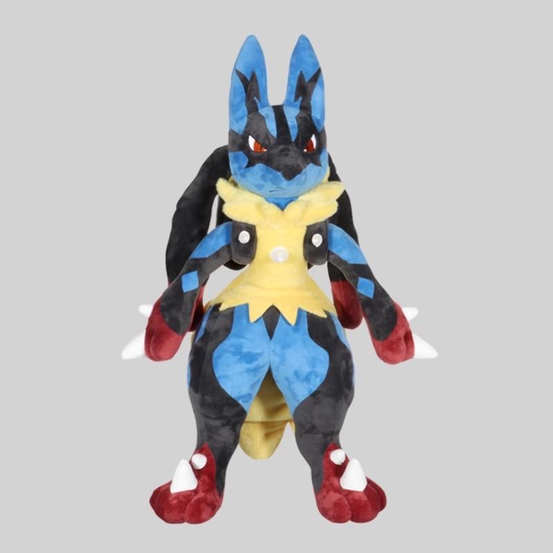 For Youngsters Fresh Animated Gaming  Range 70Cm Enormous Lucario Plushie Figure Cushioned Playthings Huggable Headrest A Birthday Surprise