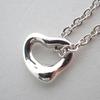[Pre-owned] TIFFANY 925 Open Heart Pendant/Necklace/j70-7