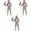 Premium Halloween Performance Costume For Men Featuring Stunning Silver Accents For Game Theme Events