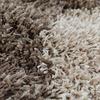Living Room Rug with Long Pile Pebble Patterns Chocolate 120x170