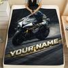 1PC Custom Name Spirit Style Patterned Flannel Blanket Suitable For All Seasons for Home Decor Warmth and Comfort Gifts Holiday Present_lx