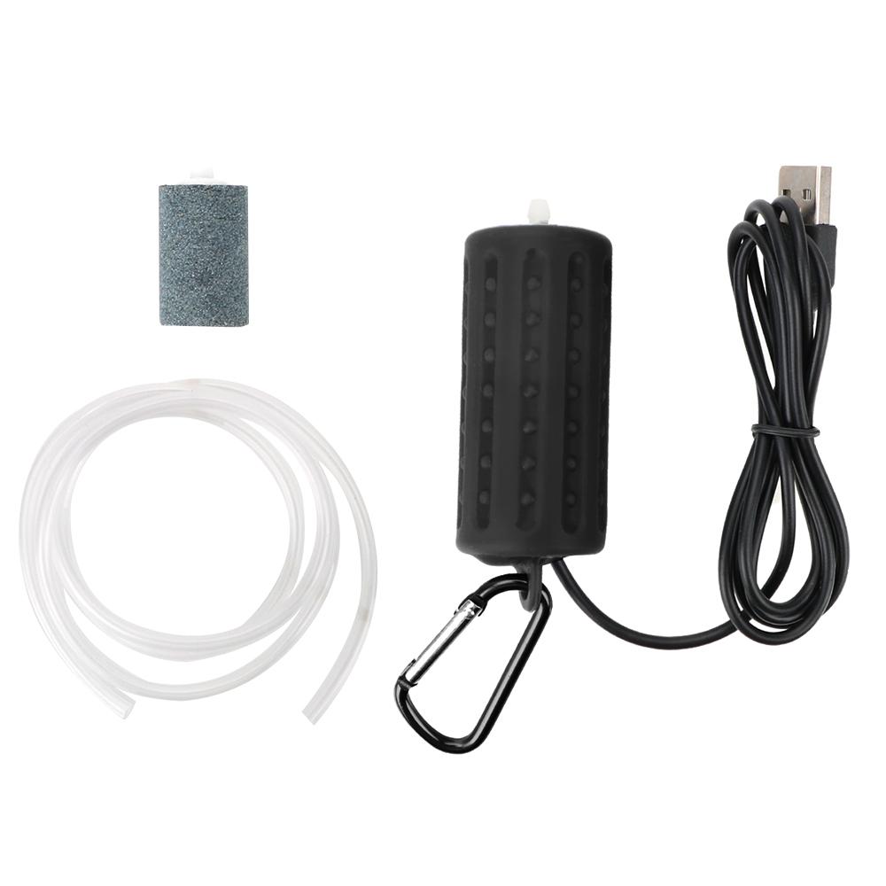 1 ks Akvarijní kyslíkové vzduchové čerpadlo Přenosný vodní terarijní filtr Tichý Úsporné potřeby Mini USB Příslušenství pro akvárium