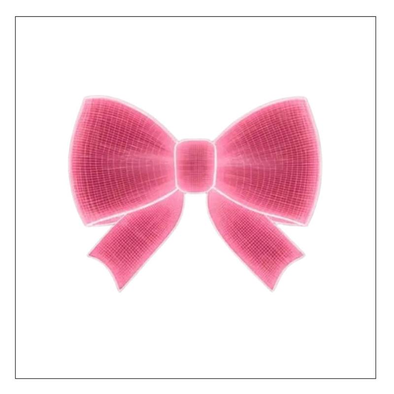 Glow-In-The-Dark Toilet Decoration Decals Luminous Toilet Seat Cover Sticker Pink Bowknot Design Pvc Toilet Lid Wall Decoration