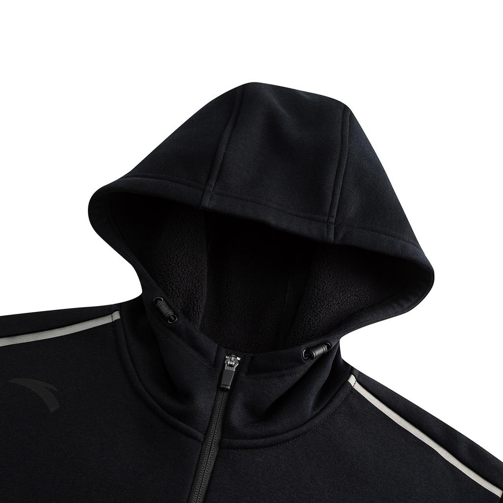 Anta Training Series Knitted Sports Casual Jacket Men Jacket 952547701-4