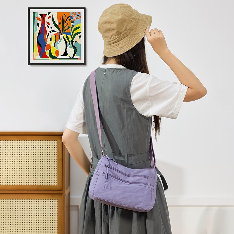 Multi-Compartment Shoulder Bag Middle-Aged Mother Bag