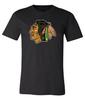 Chicago Blackhawks Distressed Logo Shirt S-6XL Sendungsverfolgung!!
