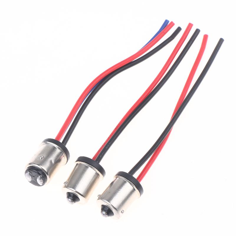 2Pcs Auto Lamp Socket For 1156 1157 Car Led Turn Signal Light Male Base Plug Connector Car Led Lamp Adapter