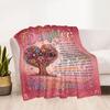 Love Support Daughter Blanket Soft Warm Cozy Great for Picnics Office Bed All-Season Use Modern Perfect Gift for Relatives and Friends