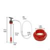 Hand Oil Pump Heavy Duty Steel Manual LeakResistant Nozzle Fluid Equipment for Garage,