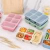 Wheat Straw Lunch and Snack Container with Compartments