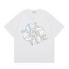Casablanca Streetwear T-Shirt Men Women Loose Fit Short Sleeve Casual Tee High Street Style