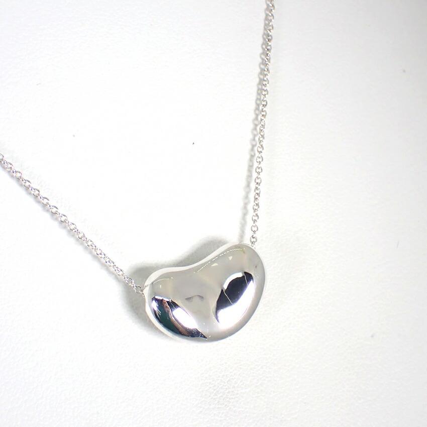 [Used] TIFFANY 925 Bean Pendant/Necklace/j51-12