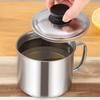 Bacon Grease Container Kitchen Oil Container Can With Strainer For Store Meat Frying Oil And Cooking Grease Storage
