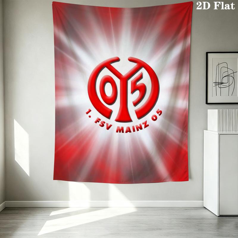 FSV Mainz 05 Wall Tapestry Aesthetic Wall Hanging Printed Fabric Blanket Decorative Tapestries for Bedroom Living Room Home Decor