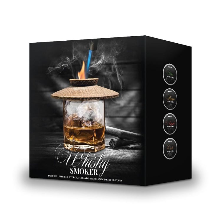 Zestaw do wędzenia whisky z narzędziami prezent dla faceta mężczyzny