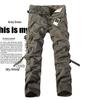 Herren Casual Multi-Pocket Washed Arbeitshose, Übergröße, Outdoor-Stil, Europäisches und Amerikanisches Design