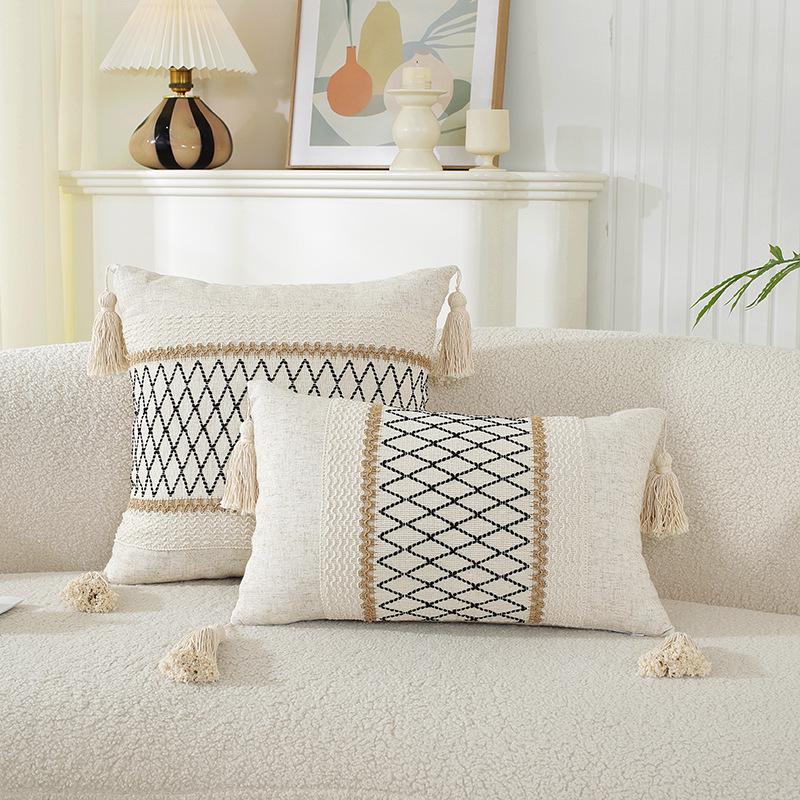 

Американская многоцветная жаккардовая наволочка для диванной подушки, кровати, стула и автомобиля 30x50CM (Cover Only)