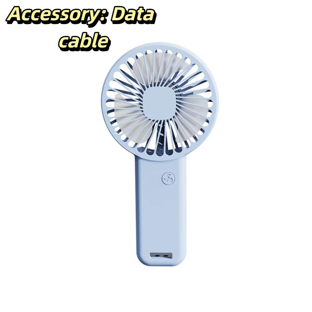Quiet Operation USB Rechargeable Fan Low-Noise Personal Fan Portable Cooling Handheld Fan Home Use