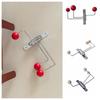 Iron Art Decorative Metal Rotating Hook Space Saving Hat Holder Rack Wall Hook  Entryway