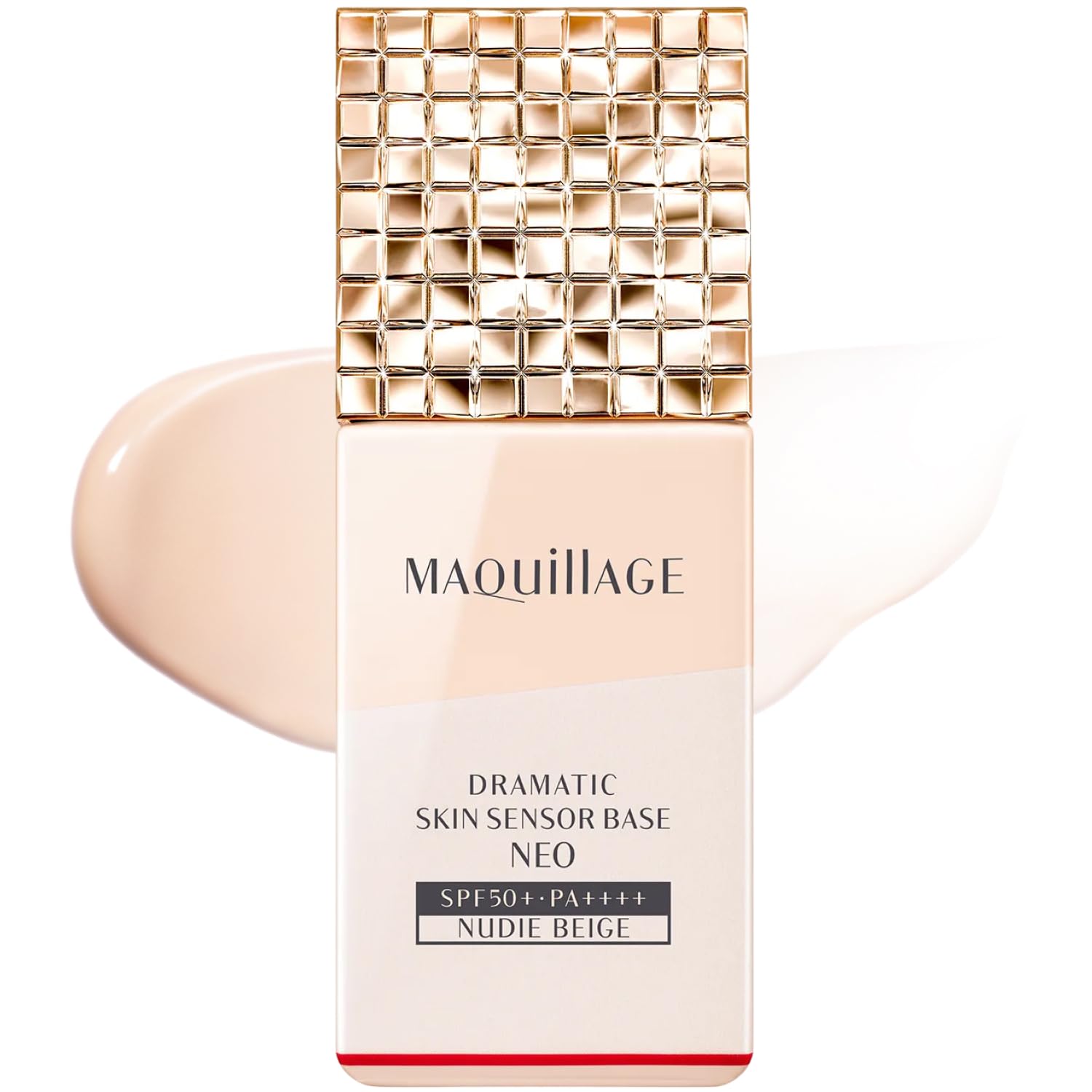 Maquillage Dramatic Skin Sensor Base NEO Nudie Beige 25mL SPF50+ PA++++ Makeup Liquid Fragrance-Free Longevity Shine Control UV Protection Pore Tone