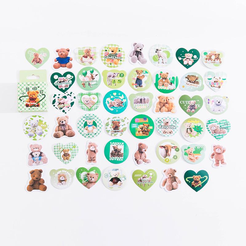 Retro Journal DIY Sticker Pack: 46 Self-Adhesive Sealing Stickers for Decoration.