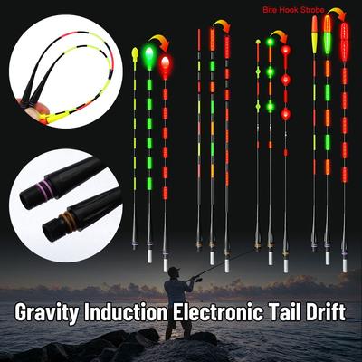 1pc Ultra Empfindliche LED Angeln Smart Float Top Leuchtende nacht angeln float top cr425 Batterie
