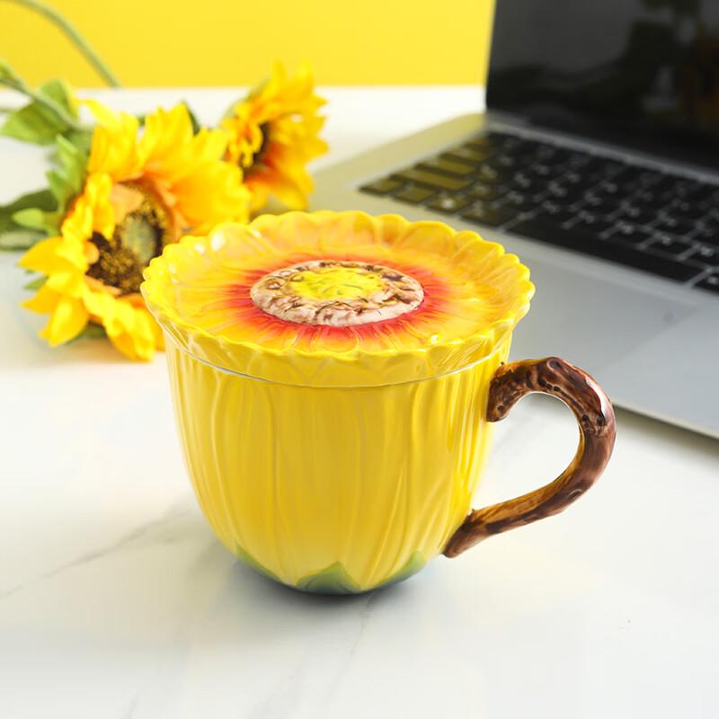 Sunflower Ceramic Coffee Mug