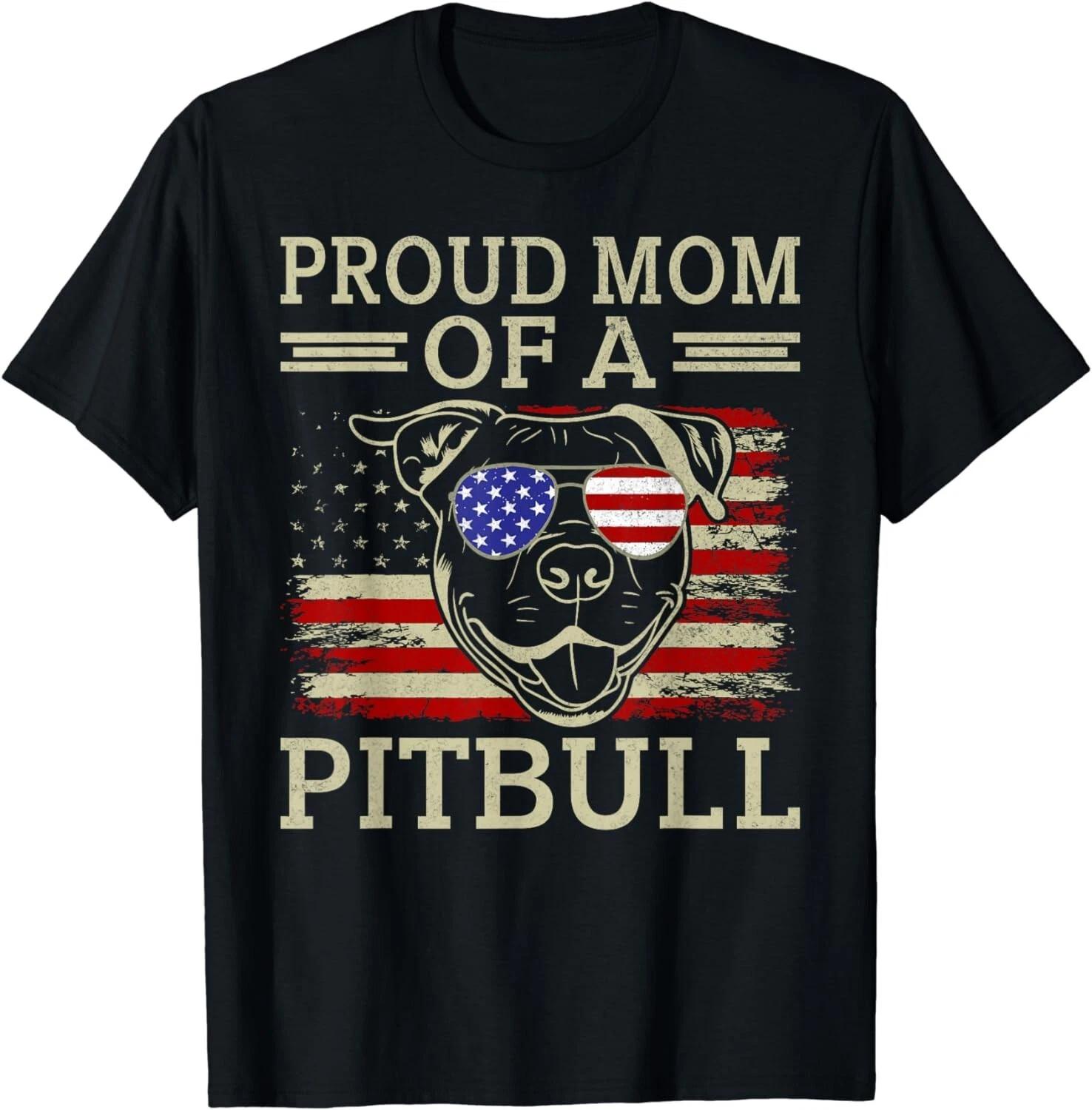 Proud Mom of a Pitbull Mom Pitbull Gift Unisex T-Shirt 3XL