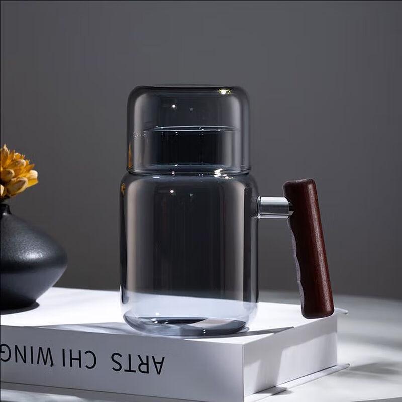 Shanzhongshan Qimu Glass Kettle & Cup Set Kettle 750ml + Cup 300ml