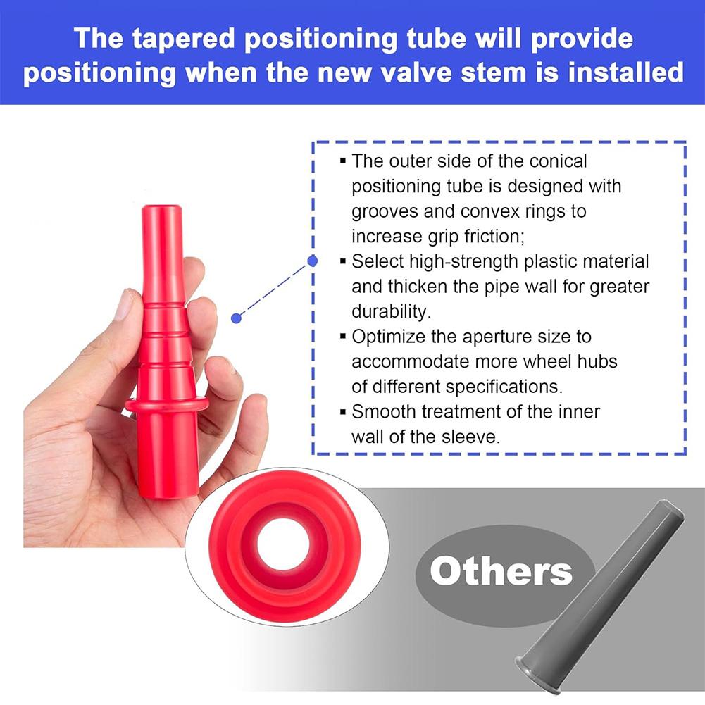 Tire Valve Stem Core Quickly Replacement Tool Kit with 6 TR413 Valve 4-Way Valve Tool for Replacing Leaking Valves in SUVs China Mainland