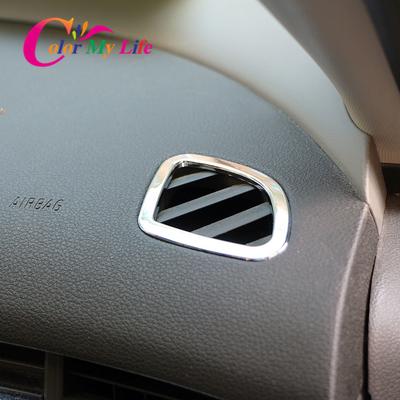 Autocollant chromé ABS pour sortie de ventilation de climatisation, garniture de décoration pour Chevrolet Malibu 2013 2014 2015